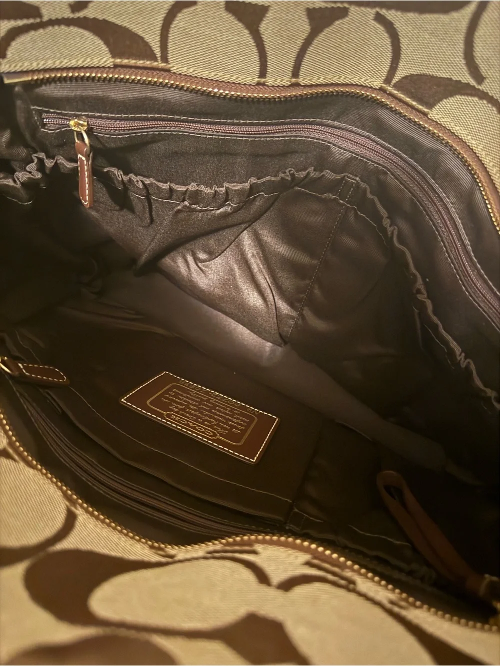Coach signature canvas